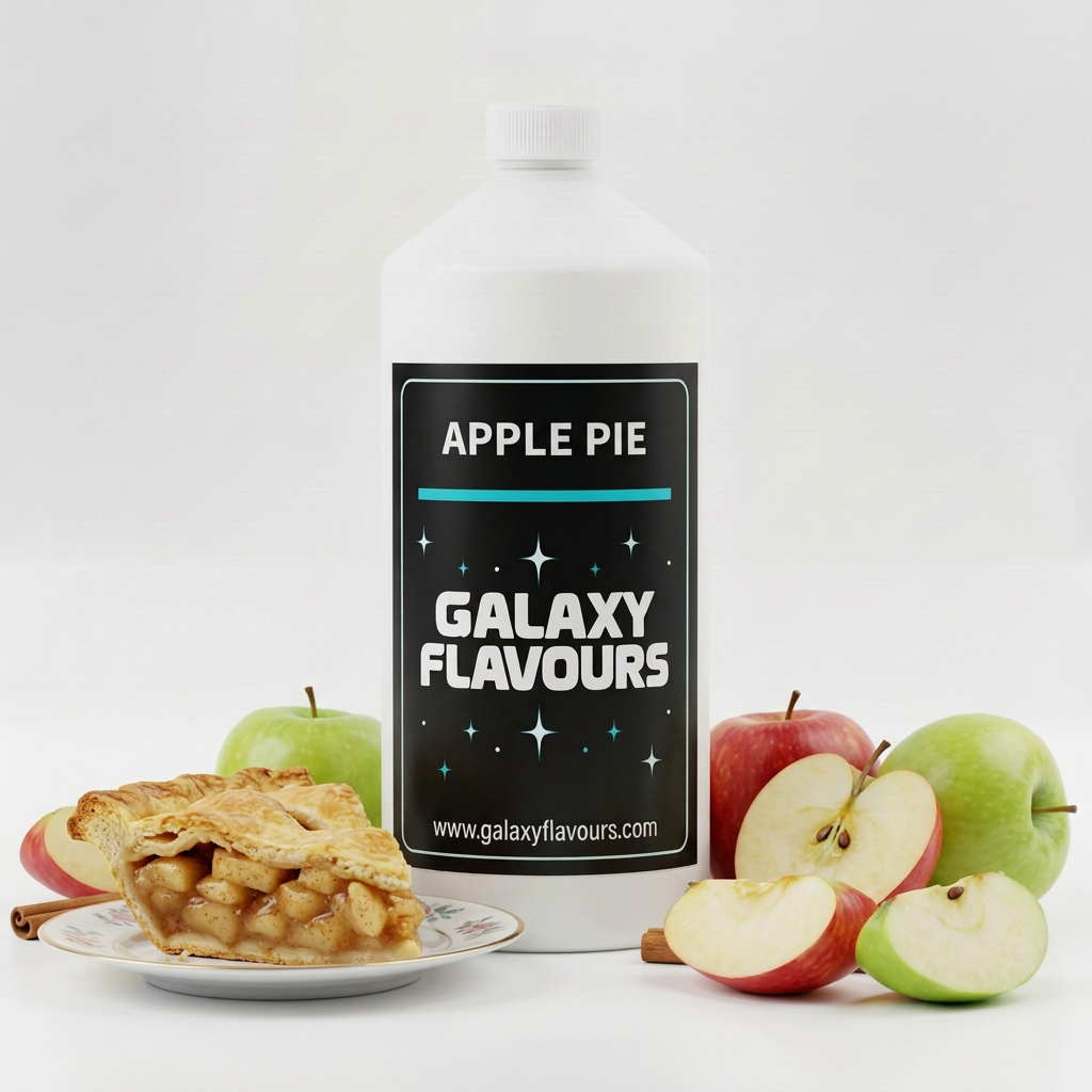 Galaxy Flavours Apple Pie Food Flavouring Concentrate – Professional High Strength.