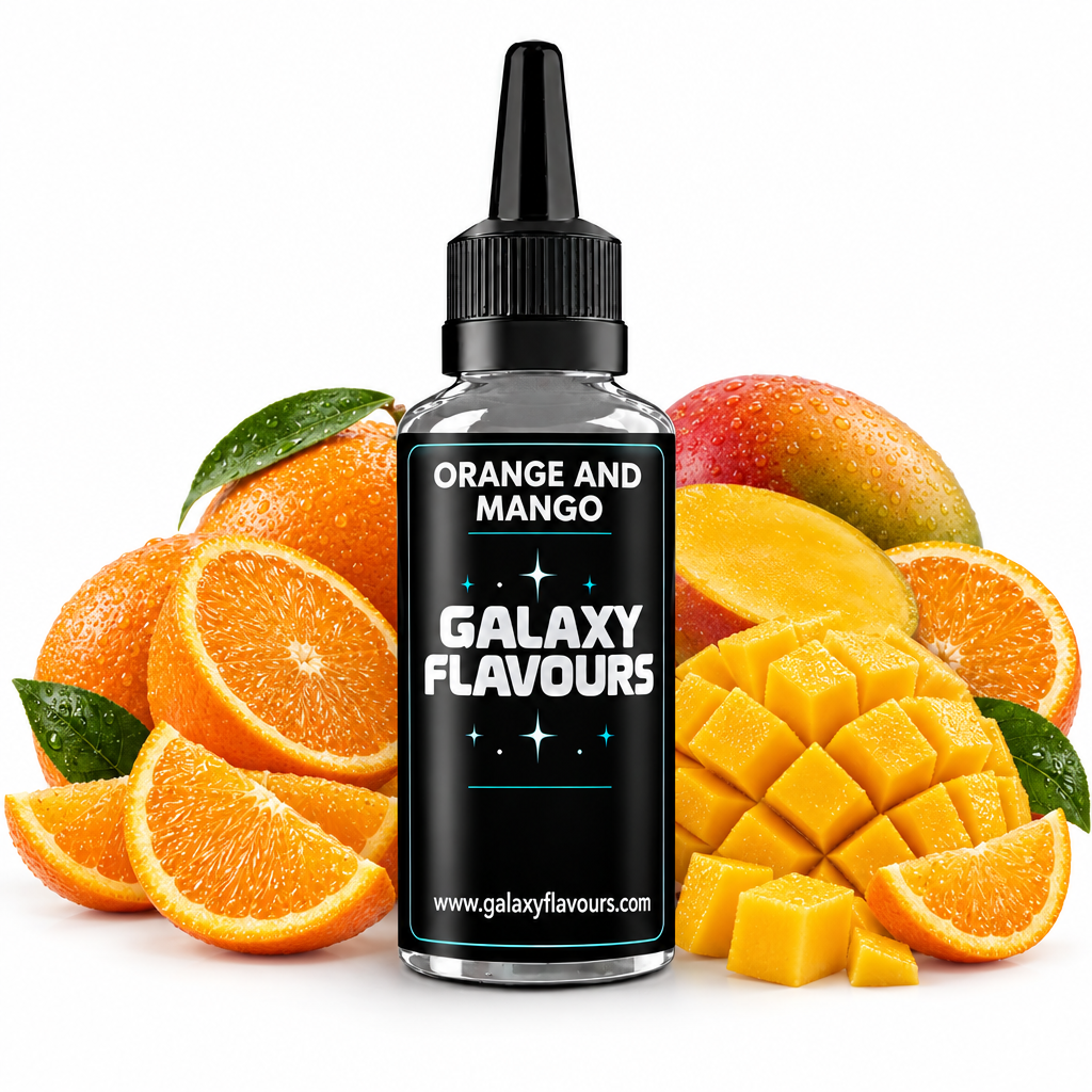 Galaxy Flavours Orange and Mango Food Flavouring Concentrate – Professional High Strength.