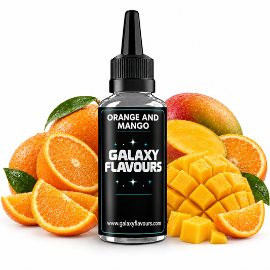 Galaxy Flavours Orange and Mango Food Flavouring Concentrate – Professional High Strength.