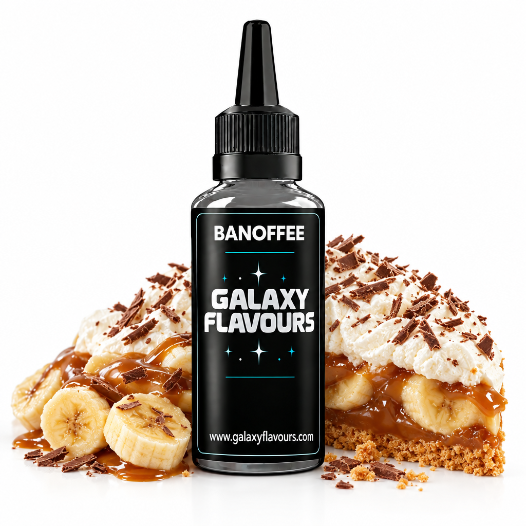 Galaxy Flavours Banoffee Food Flavouring Concentrate – Professional High Strength.