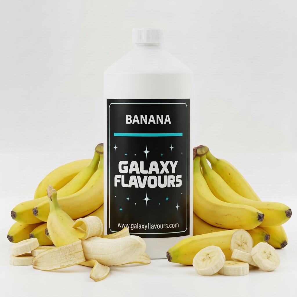 Galaxy Flavours Banana Food Flavouring Concentrate – Professional High Strength.