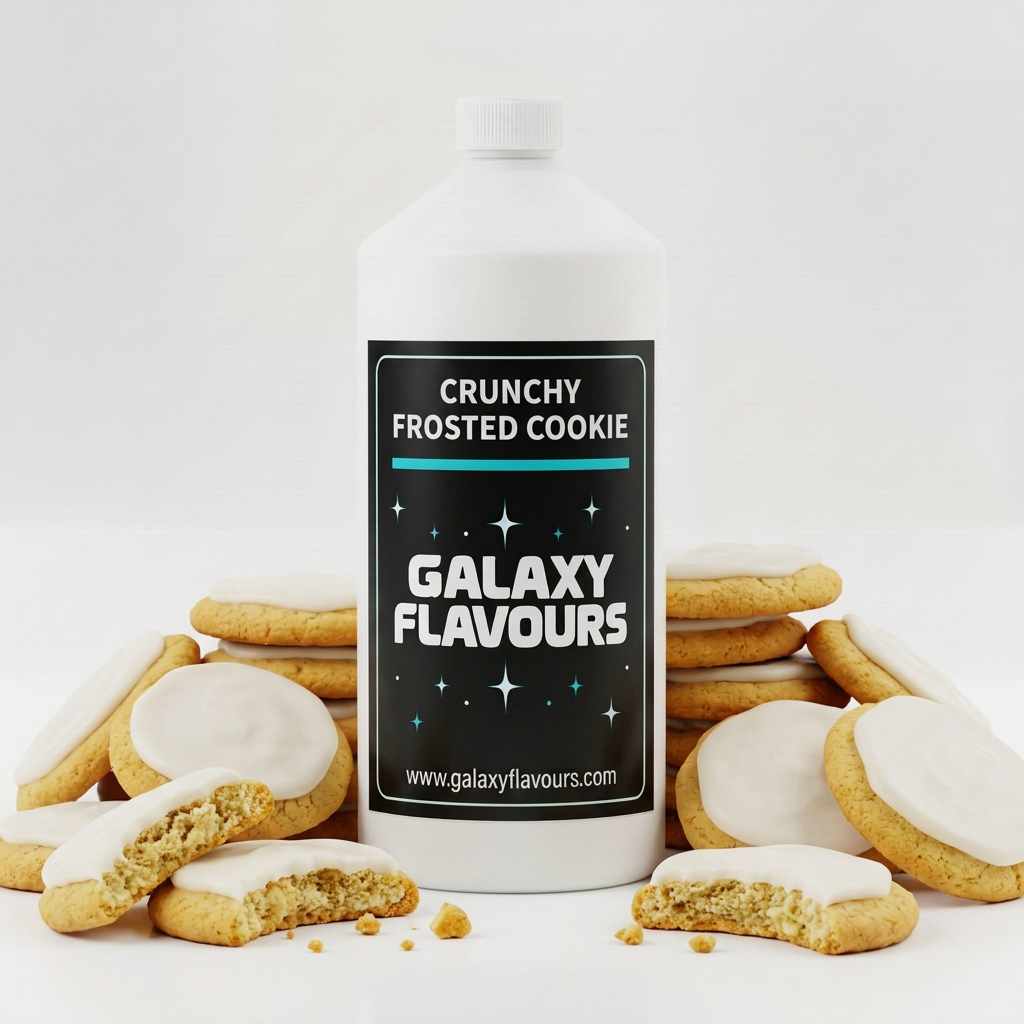 Galaxy Flavours Crunchy Frosted Cookie Food Flavouring Concentrate – Professional High Strength.