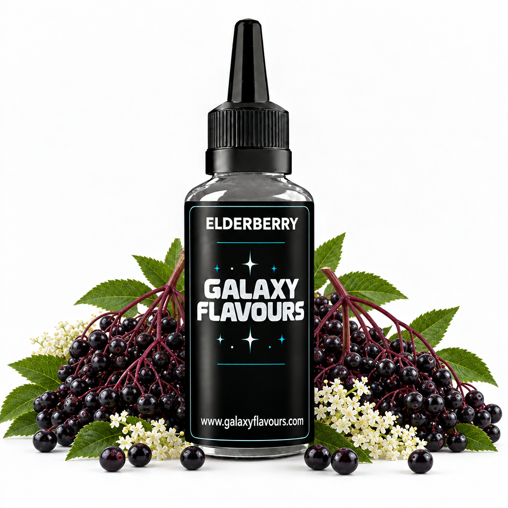 Galaxy Flavours Elderberry Food Flavouring Concentrate – Professional High Strength.