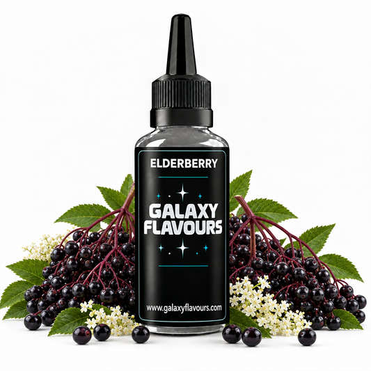 Galaxy Flavours Elderberry Food Flavouring Concentrate – Professional High Strength.