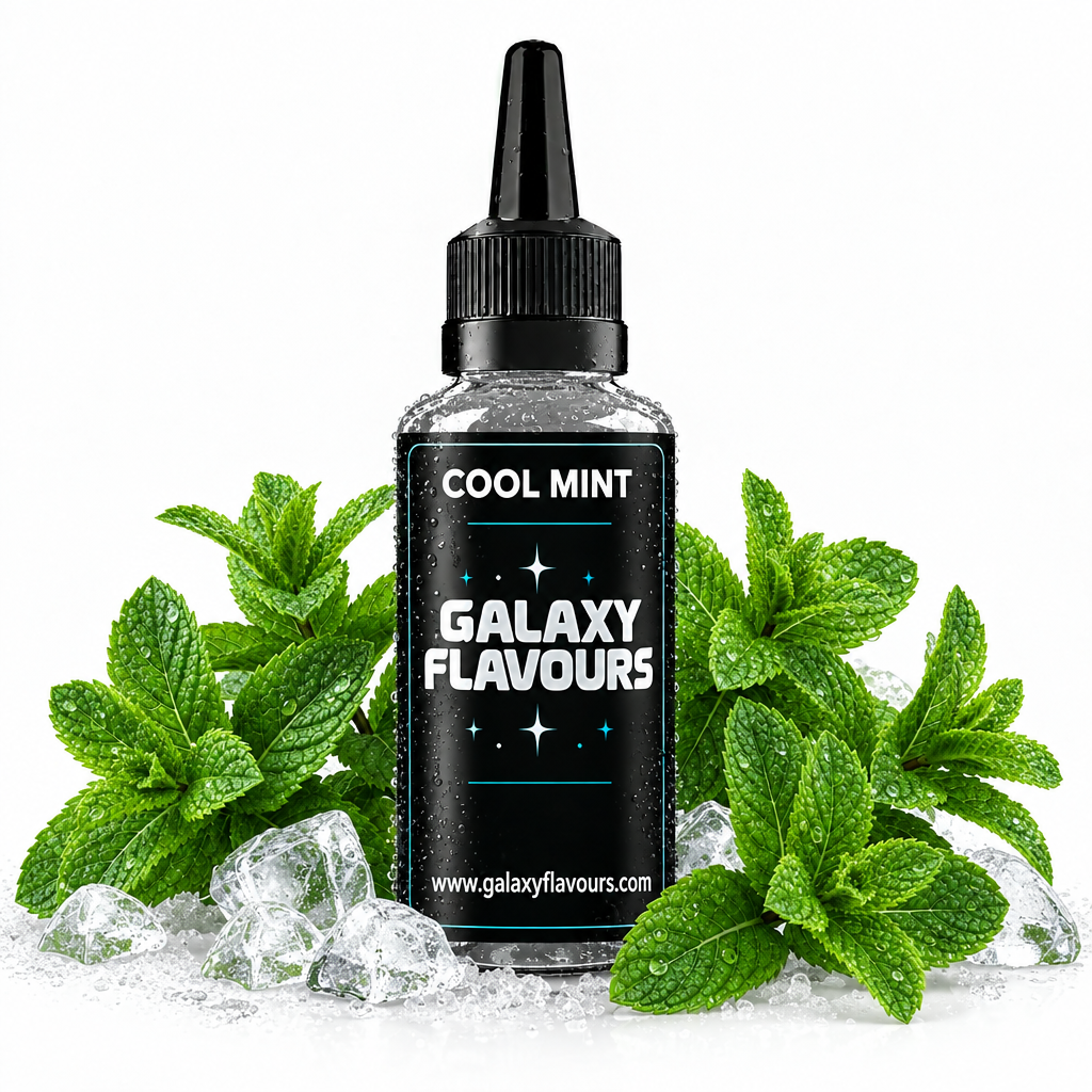 Galaxy Flavours Cool Mint Food Flavouring Concentrate – Professional High Strength.