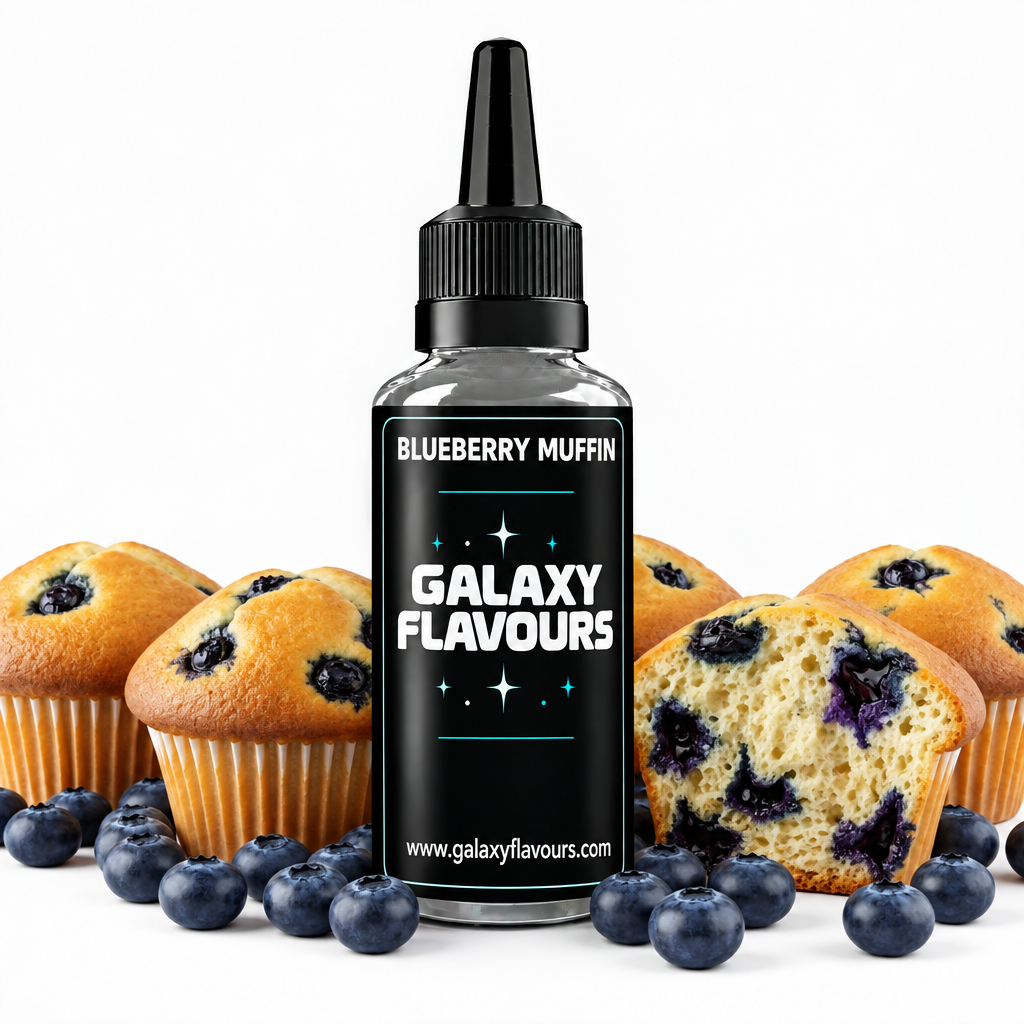 Galaxy Flavours Blueberry Muffin Food Flavouring Concentrate – Professional High Strength.
