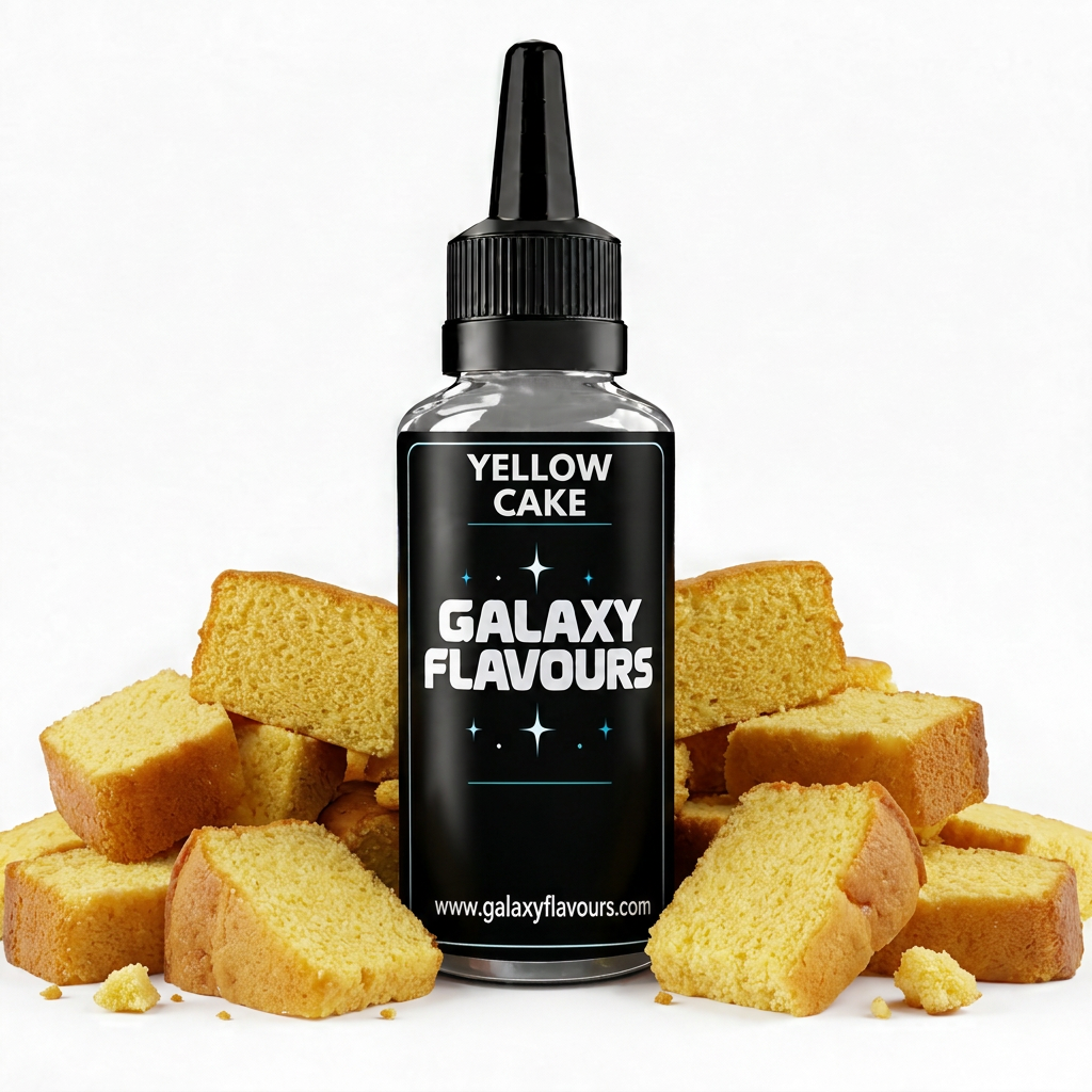 Galaxy Flavours Yellow Cake Food Flavouring Concentrate – Professional High Strength.