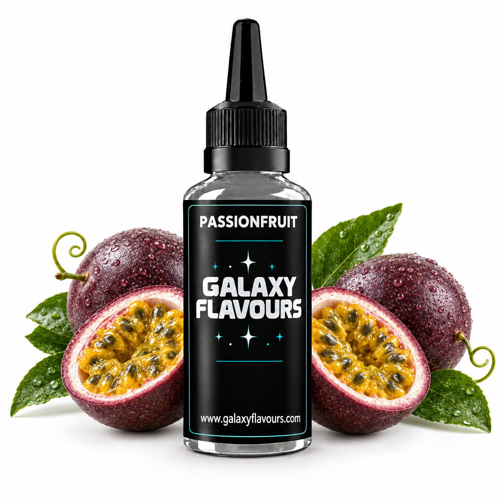 Galaxy Flavours Passionfruit Food Flavouring Concentrate – Professional High Strength.
