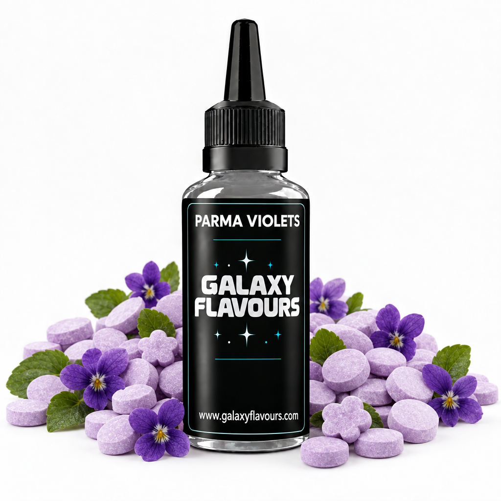 Galaxy Flavours Parma Violets Food Flavouring Concentrate – Professional High Strength.