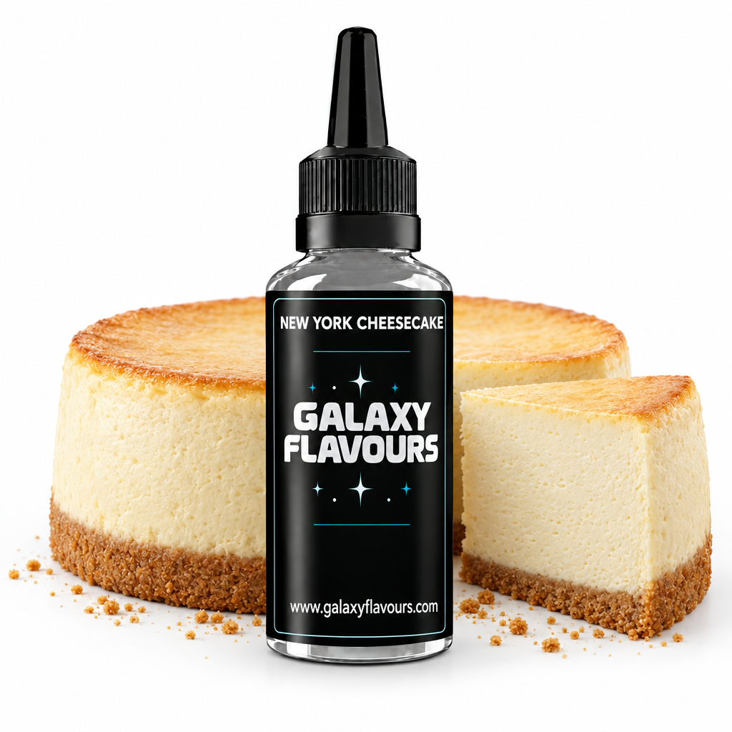 Galaxy Flavours New York Cheesecake Food Flavouring Concentrate – Professional High Strength.