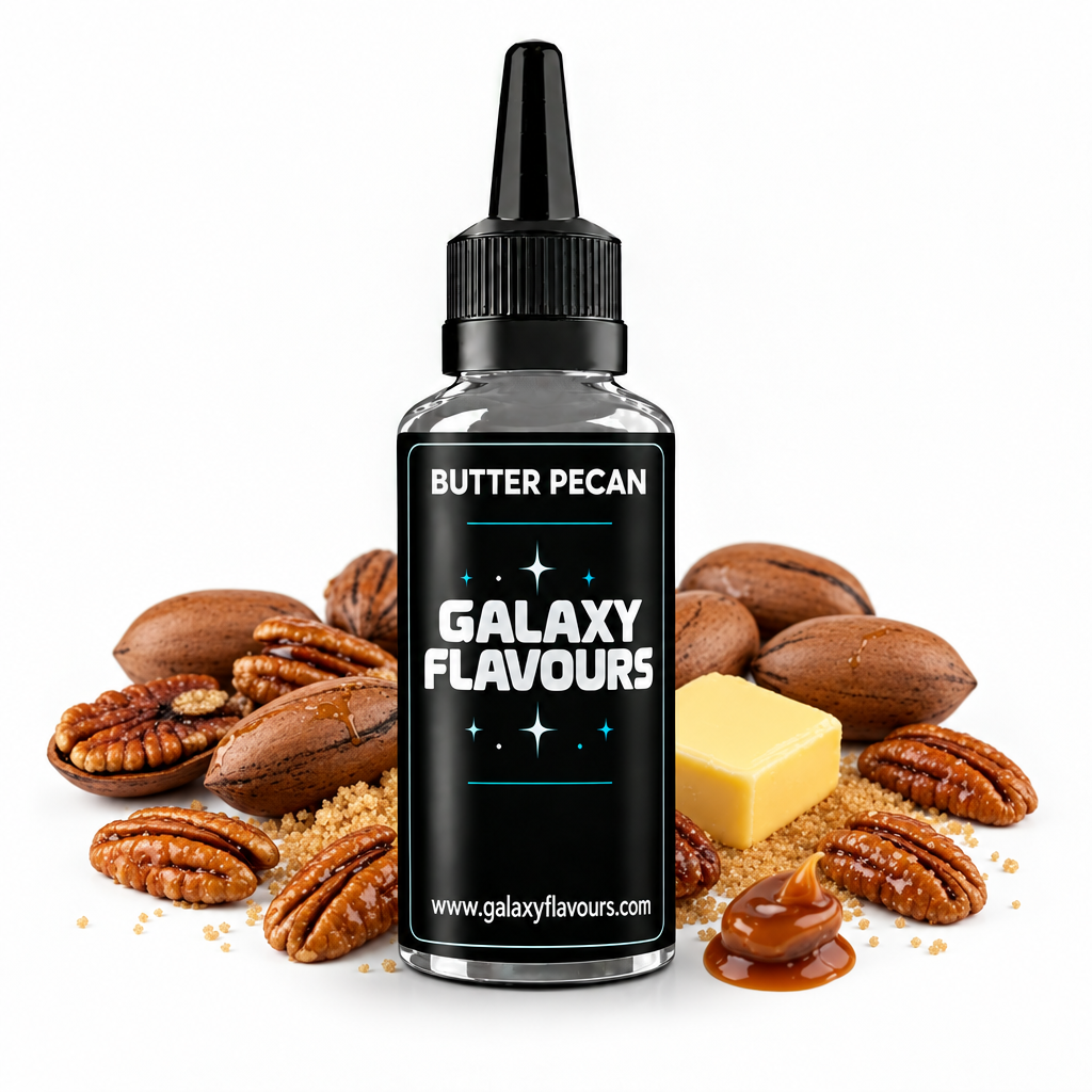 Galaxy Flavours Butter Pecan Food Flavouring Concentrate – Professional High Strength.