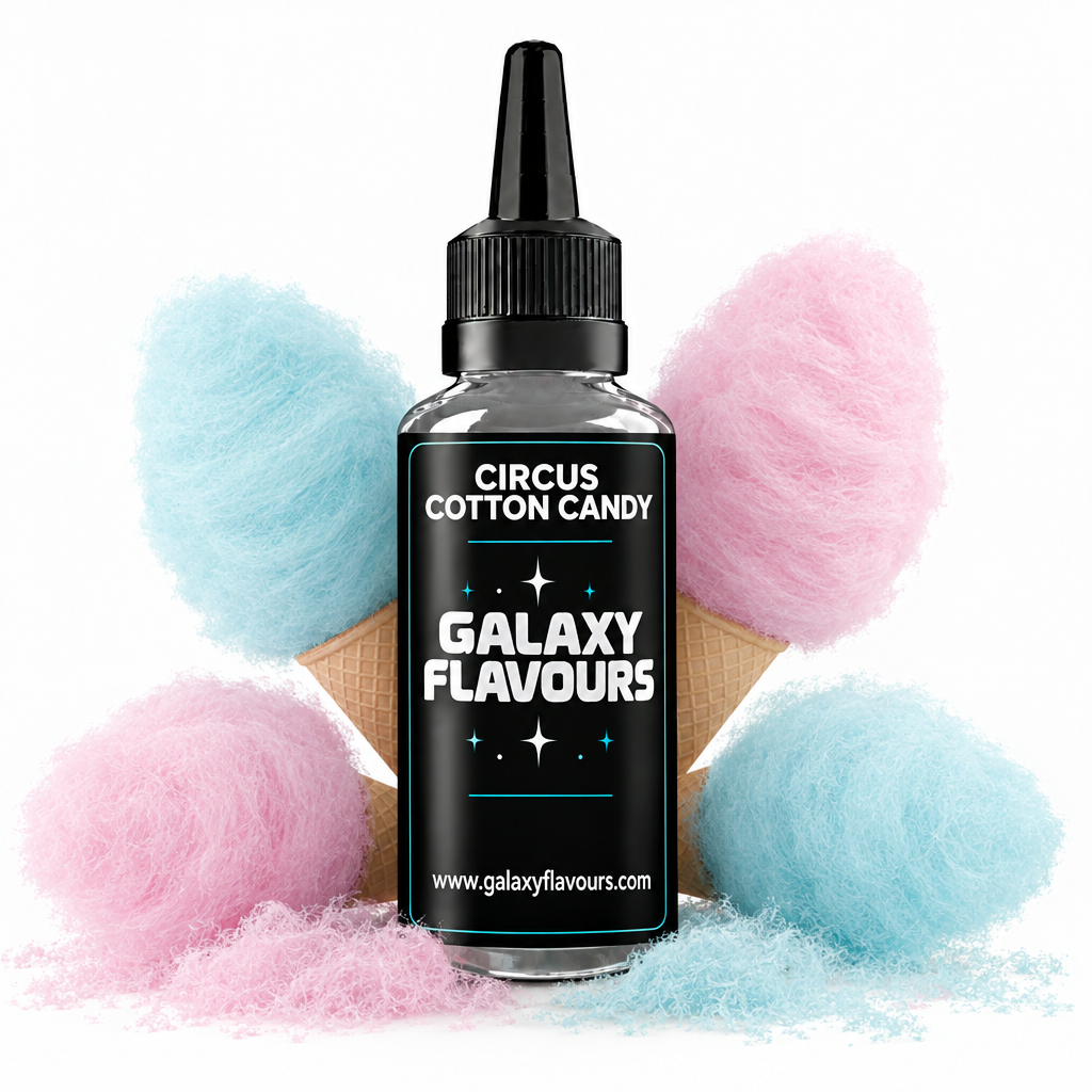 Galaxy Flavours Circus Cotton Candy Food Flavouring Concentrate – Professional High Strength.