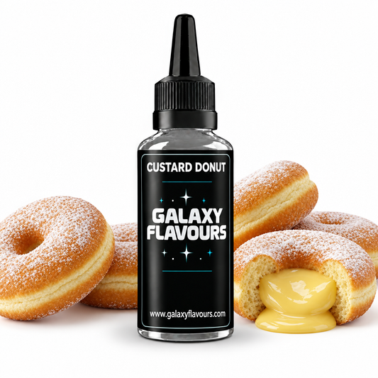 Galaxy Flavours Custard Donut Food Flavouring Concentrate – Professional High Strength.