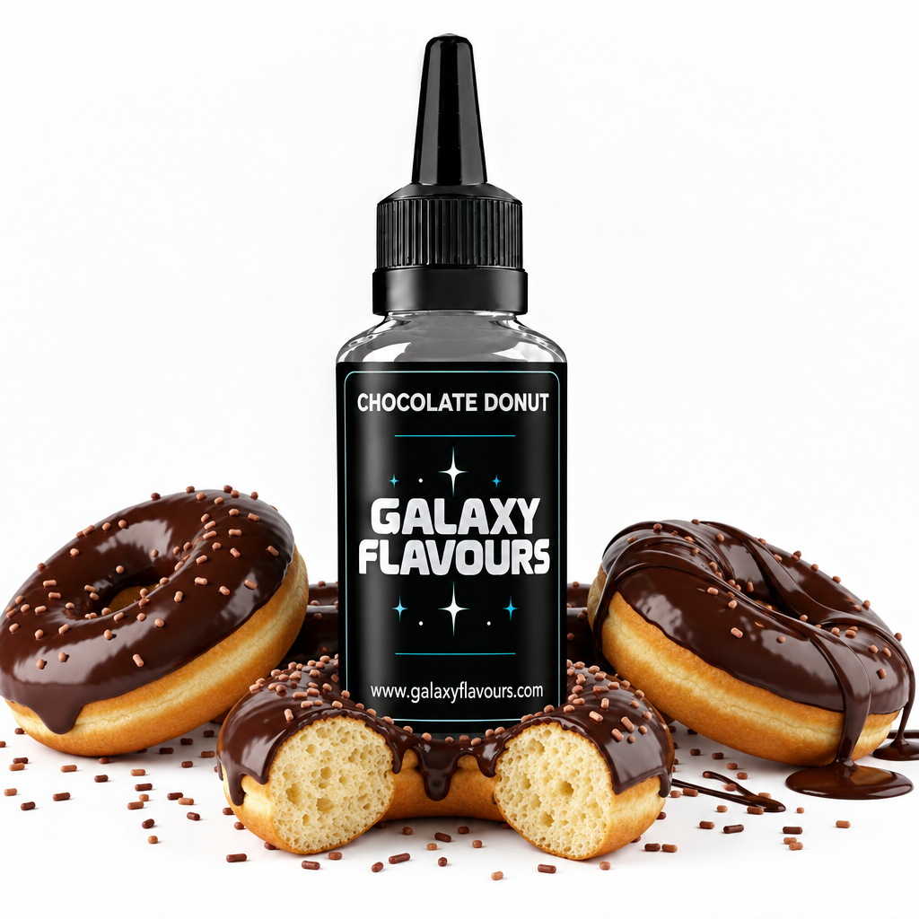 Galaxy Flavours Chocolate Donut Food Flavouring Concentrate – Professional High Strength.