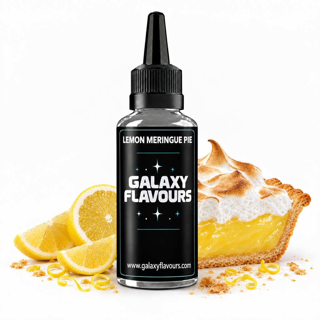 Galaxy Flavours Lemon Meringue Pie Food Flavouring Concentrate – Professional High Strength.