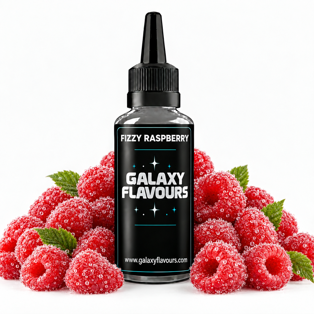 Galaxy Flavours Fizzy Raspberry Food Flavouring Concentrate – Professional High Strength.