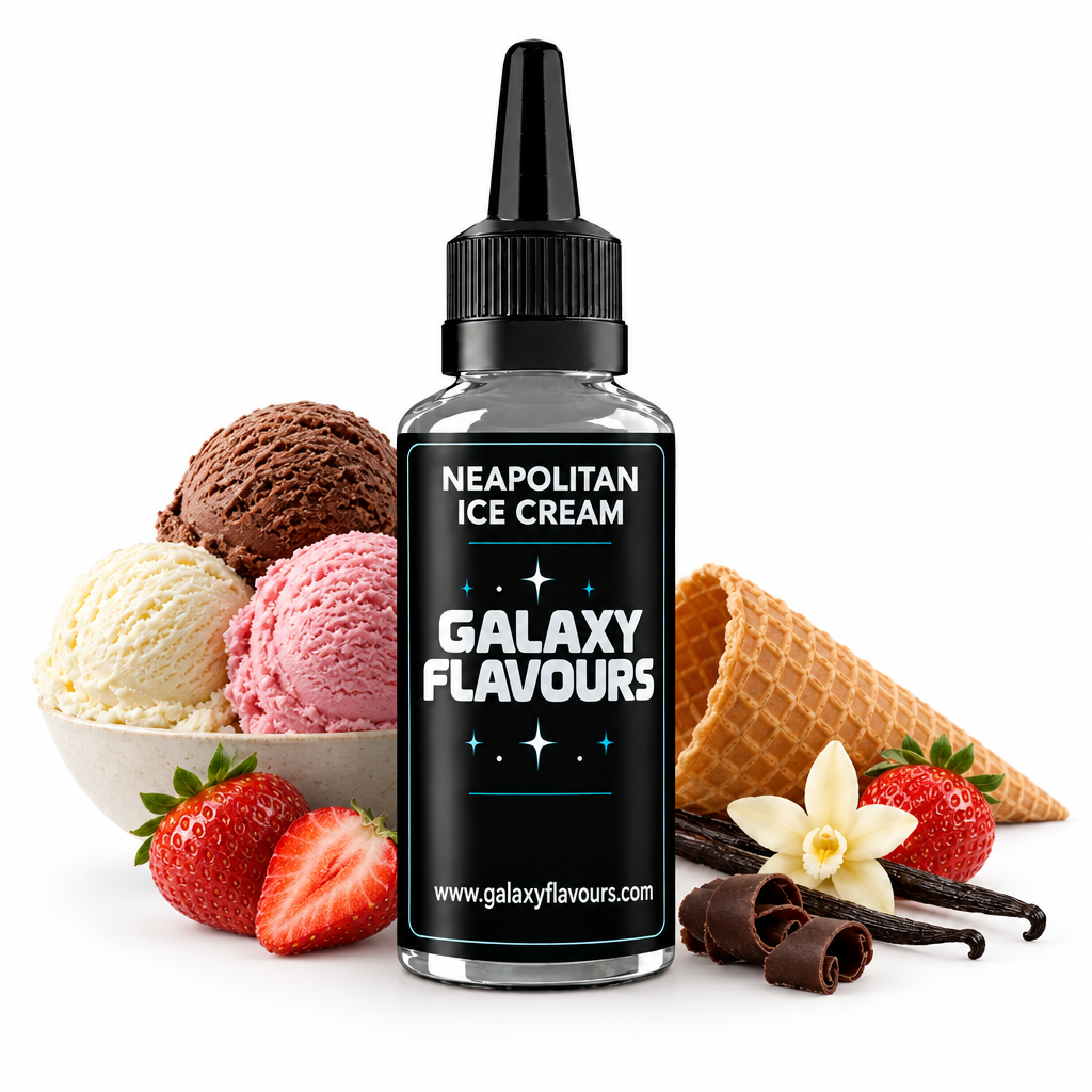 Galaxy Flavours Neapolitan Ice Cream Food Flavouring Concentrate – Professional High Strength.