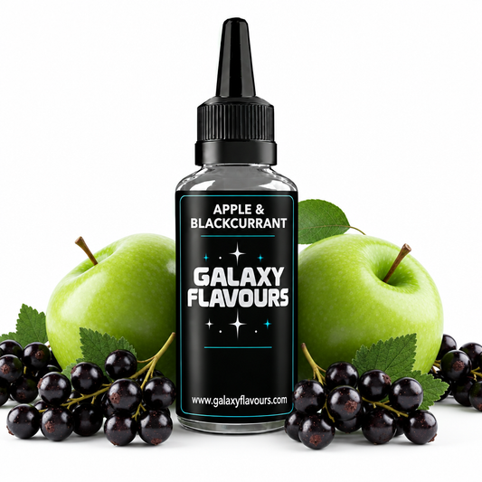 Galaxy Flavours Apple & Blackcurrant Food Flavouring Concentrate – Professional High Strength.