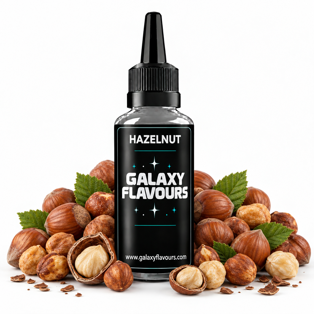 Galaxy Flavours Hazelnut Food Flavouring Concentrate – Professional High Strength.