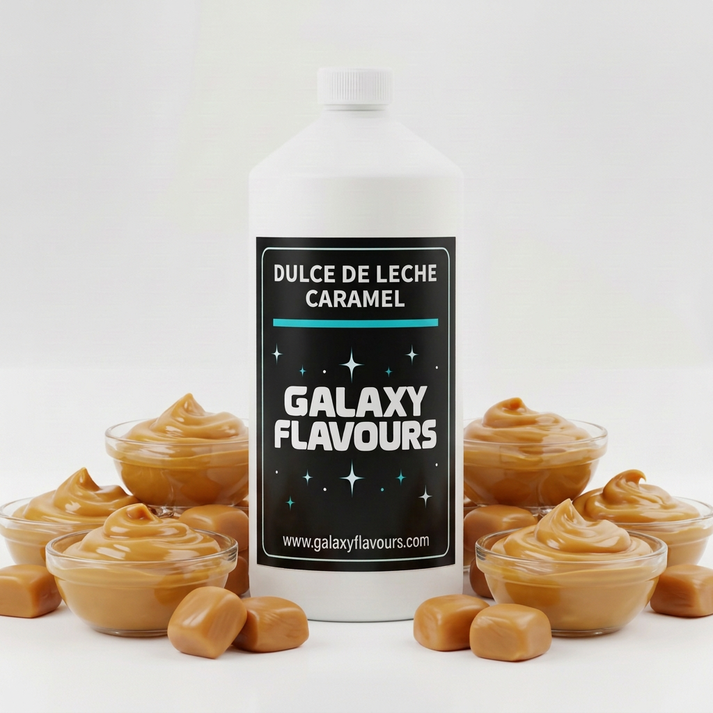 Galaxy Flavours Dulce de Leche Caramel Food Flavouring Concentrate – Professional High Strength.