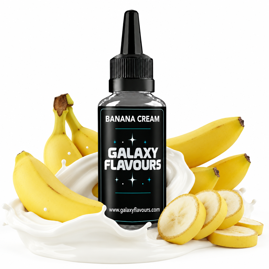 Galaxy Flavours Banana Cream Food Flavouring Concentrate – Professional High Strength.