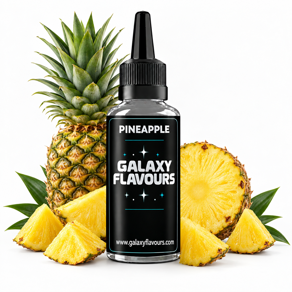 Galaxy Flavours Pineapple Food Flavouring Concentrate – Professional High Strength.