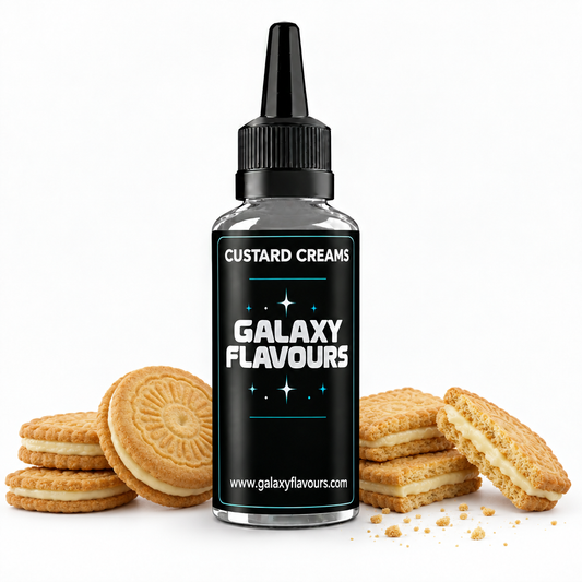Galaxy Flavours Custard Creams Food Flavouring Concentrate – Professional High Strength.