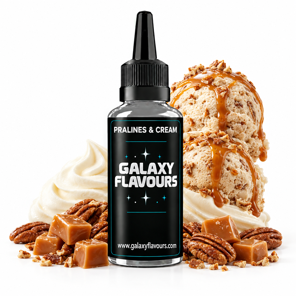 Galaxy Flavours Pralines and Cream Food Flavouring Concentrate – Professional High Strength.