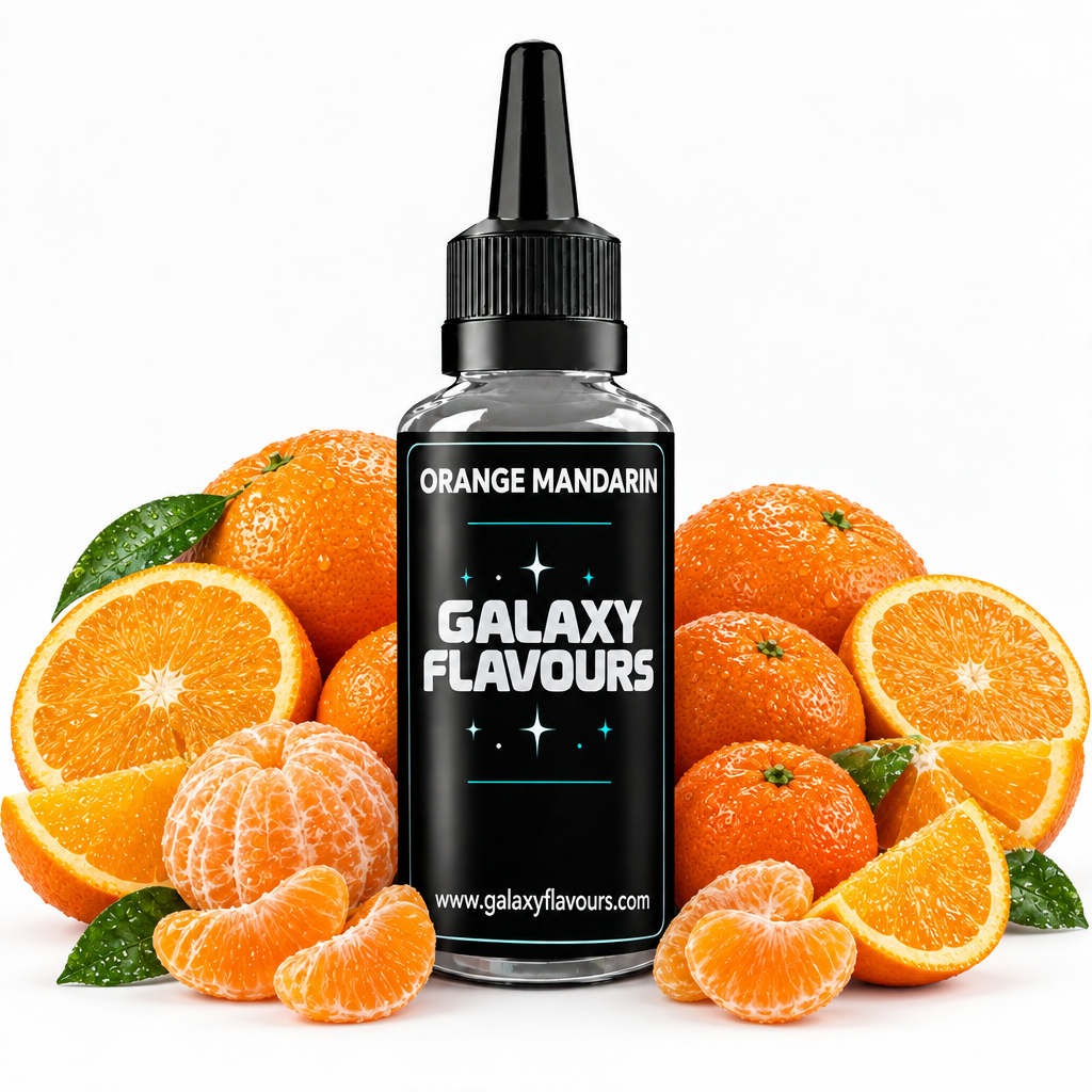 Galaxy Flavours Orange Mandarin Food Flavouring Concentrate – Professional High Strength.