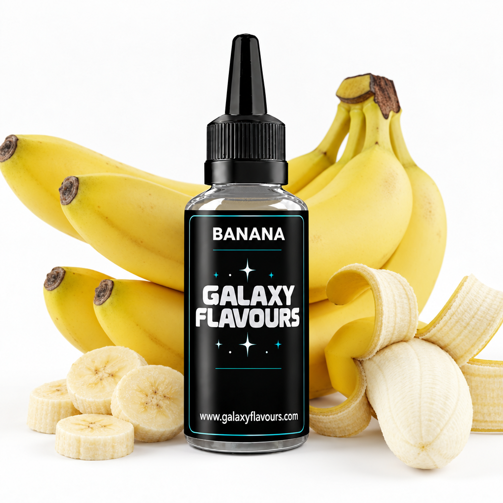 Galaxy Flavours Banana Food Flavouring Concentrate – Professional High Strength.