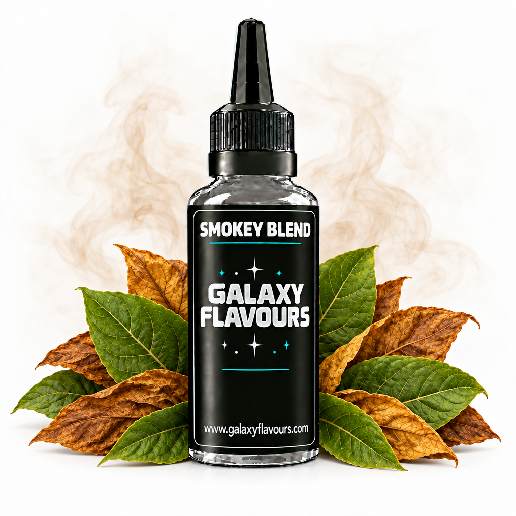 Galaxy Flavours Smokey Blend Food Flavouring Concentrate – Professional High Strength.