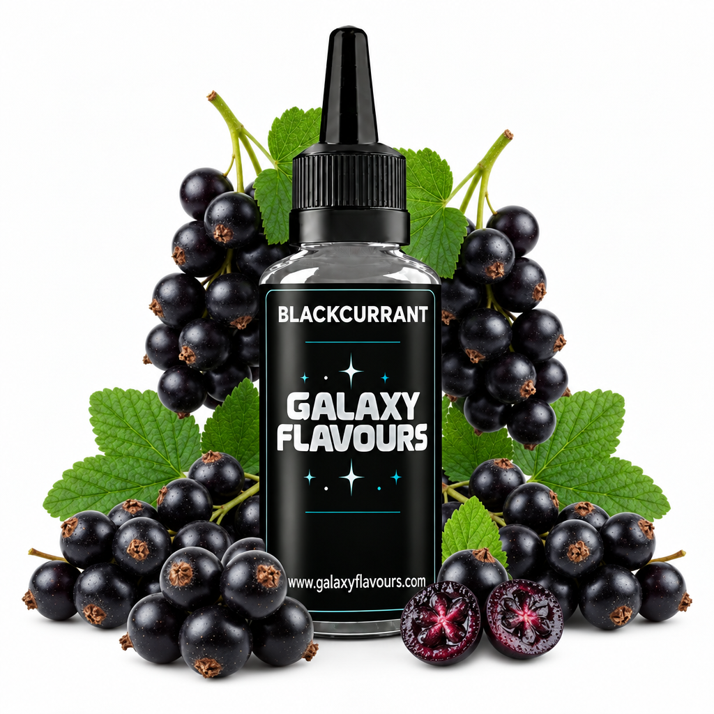 Galaxy Flavours Blackcurrant Food Flavouring Concentrate – Professional High Strength.