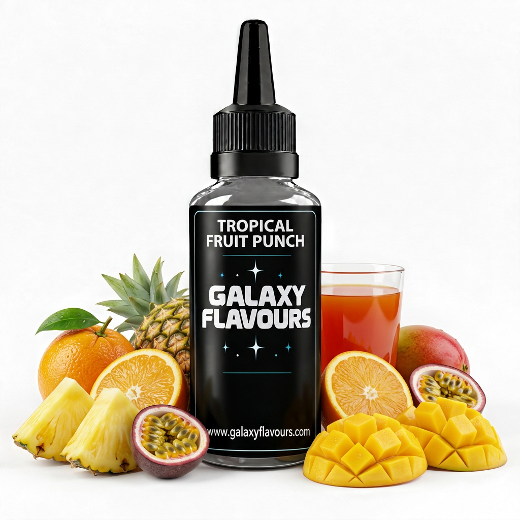 Galaxy Flavours Tropical Fruit Punch Food Flavouring Concentrate – Professional High Strength.