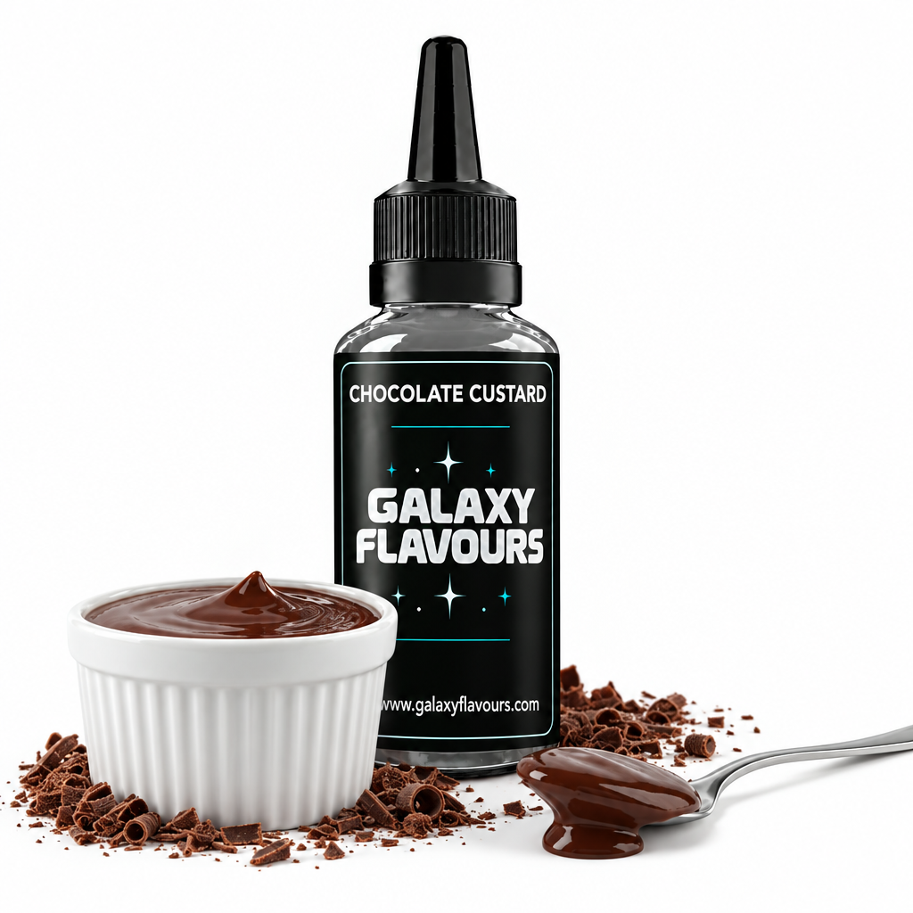 Galaxy Flavours Chocolate Custard Food Flavouring Concentrate – Professional High Strength.