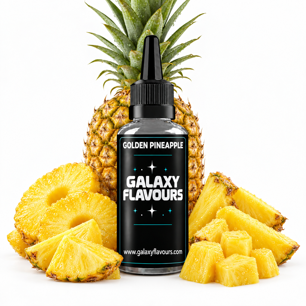 Galaxy Flavours Golden Pineapple Food Flavouring Concentrate – Professional High Strength.