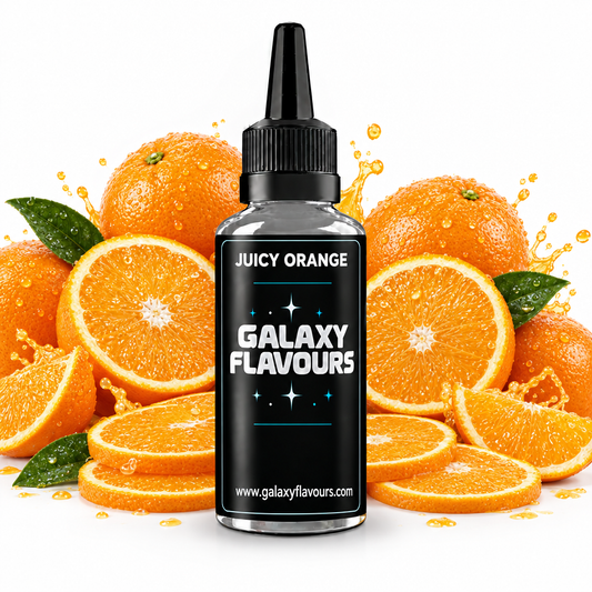Galaxy Flavours Juicy Orange Food Flavouring Concentrate – Professional High Strength.