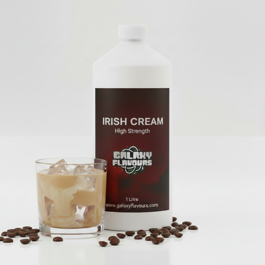 Galaxy Flavours Irish Cream Food Flavouring Concentrate – Professional High Strength, Vegan, Gluten-Free