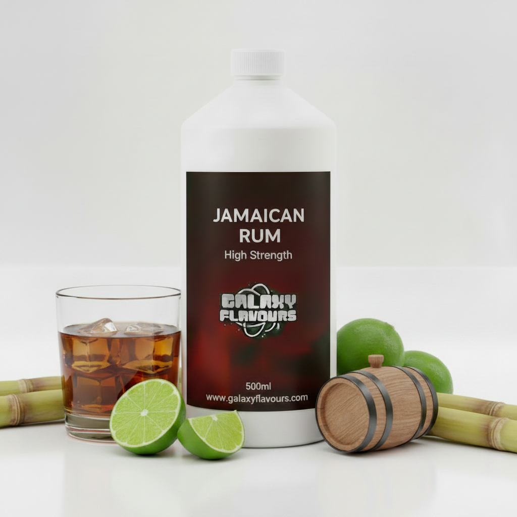 Galaxy Flavours Jamaican Rum Food Flavouring Concentrate – Professional High Strength, Vegan, Gluten-Free