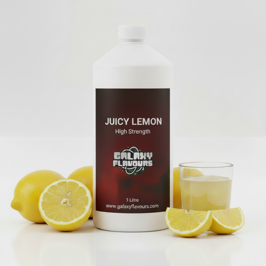 Galaxy Flavours Juicy Lemon Food Flavouring Concentrate – Professional High Strength, Vegan, Gluten-Free