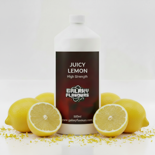 Galaxy Flavours Juicy Lemon Food Flavouring Concentrate – Professional High Strength, Vegan, Gluten-Free
