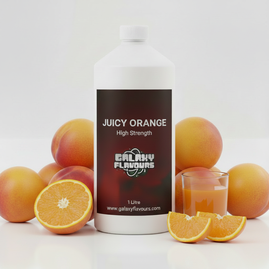 Galaxy Flavours Juicy Orange Food Flavouring Concentrate – Professional High Strength, Vegan, Gluten-Free