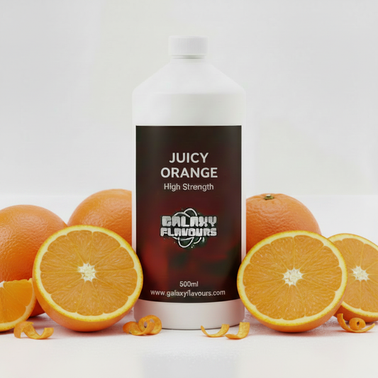 Galaxy Flavours Juicy Orange Food Flavouring Concentrate – Professional High Strength, Vegan, Gluten-Free