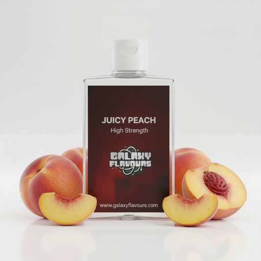 Galaxy Flavours Juicy Peach Food Flavouring Concentrate – Professional High Strength, Vegan, Gluten-Free