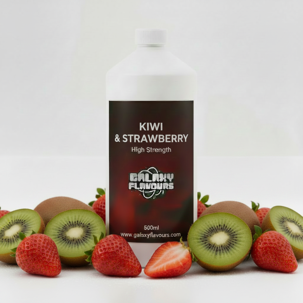 Galaxy Flavours Kiwi and Strawberry Food Flavouring Concentrate – Professional High Strength, Vegan, Gluten-Free