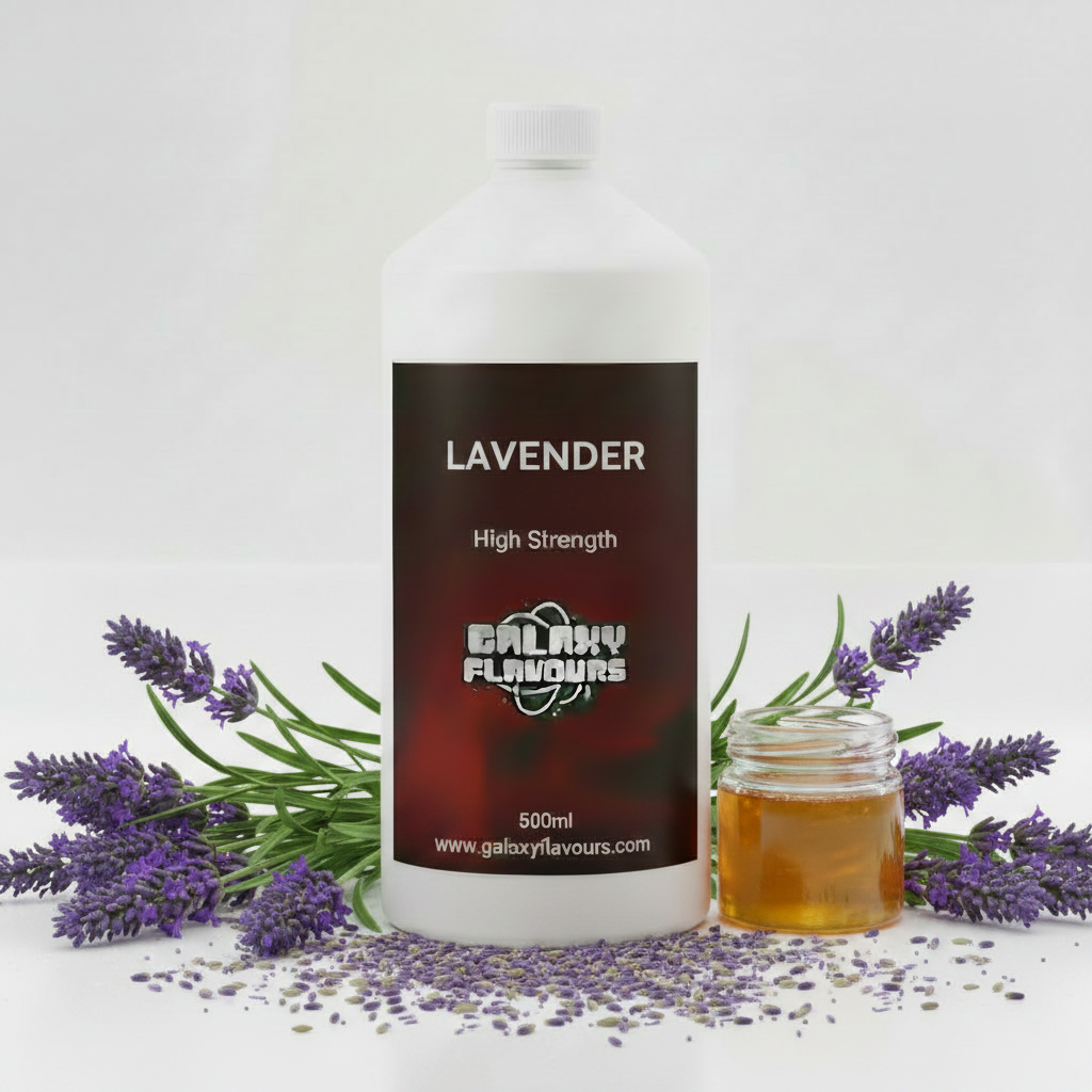 Galaxy Flavours Lavender Food Flavouring Concentrate – Professional High Strength, Vegan, Gluten-Free