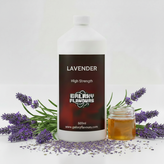 Galaxy Flavours Lavender Food Flavouring Concentrate – Professional High Strength, Vegan, Gluten-Free