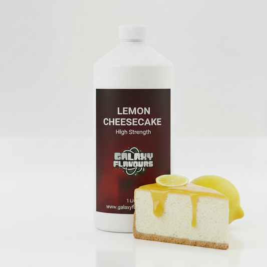 Galaxy Flavours Lemon Cheesecake Food Flavouring Concentrate – Professional High Strength, Vegan, Gluten-Free