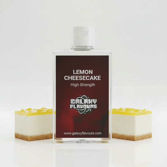 Galaxy Flavours Lemon Cheesecake Food Flavouring Concentrate – Professional High Strength, Vegan, Gluten-Free
