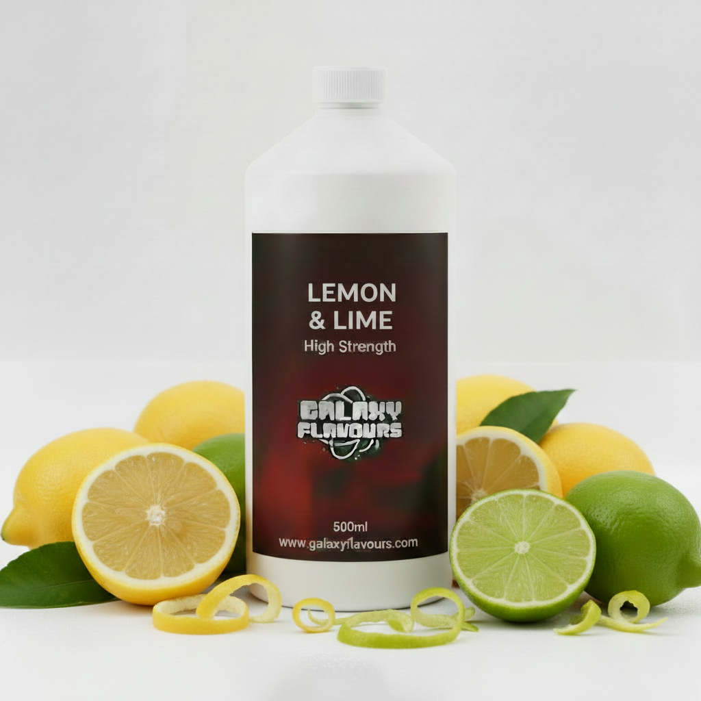 Galaxy Flavours Lemon and Lime Food Flavouring Concentrate – Professional High Strength, Vegan, Gluten-Free