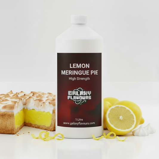 Galaxy Flavours Lemon Meringue Pie Food Flavouring Concentrate – Professional High Strength, Vegan, Gluten-Free